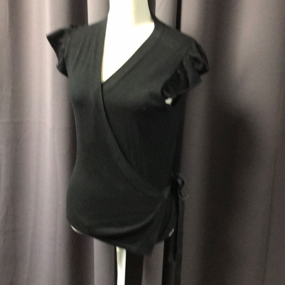 Banana Republic wrap around short sleeve sweater